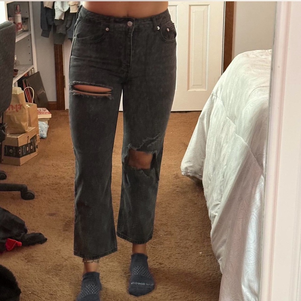 Adika Straight Leg Denim Jeans Sz Medium
